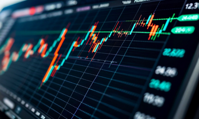 Trading screen showing calendar spread P&L with front and back-month futures price differential
